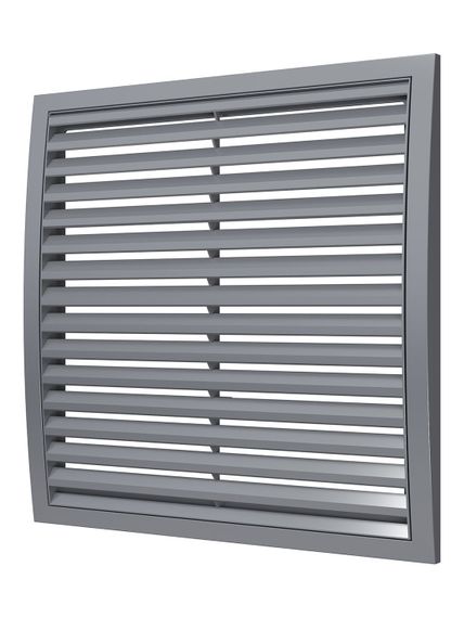Решетка вентиляционная РРН разъемная 350х350 ASA Gray ERA