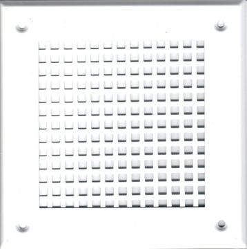 Решётка 150*150 белая, большая клетка