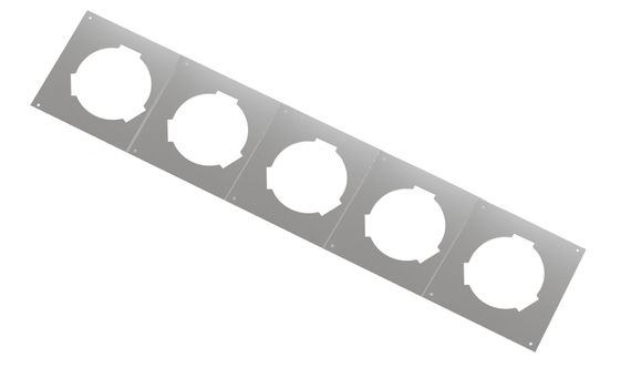 Provent MP 75x5 Монтажная панель на 5 выхода