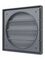 Выход стенной КФ фланец D355 жалюзи 410x410 ASA Gray ERA