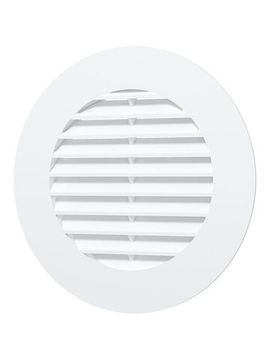 Решетка вентиляционная RKL фланец D100 распорки D125 пластик ERA