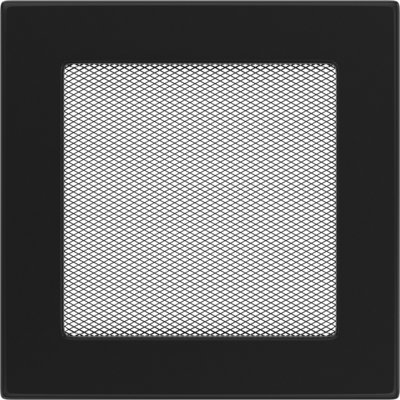 Решетка каминная Kratki Standard Чёрная 17x17