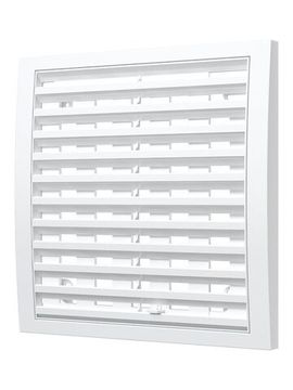 Решетка вентиляционная РРП разъемная регулируемая 200х200 пластик ERA