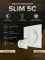 Вентилятор накладной SLIM D125 обр.клапан DICITI