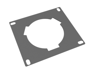 Пластина коллектора/пленума для адаптера AirDS 75 мм (Белая)