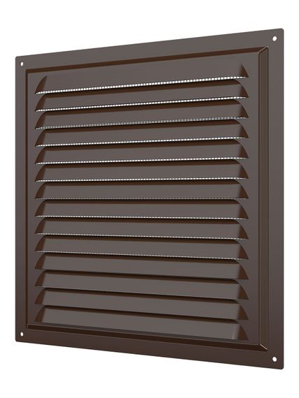 Решетка вентиляционная МЭ сетка 250х250 окрашенная сталь Brown ERA