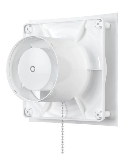 Вентилятор накладной QUADRO D125 тяговый выключатель ERA