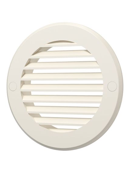 Решетка вентиляционная РКН фланец D100 D136 ASA Ivory ERA
