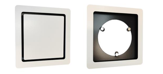 Теневая решетка на магнитах NDU-125 (под трубу d 125мм, габарит 160х160мм)