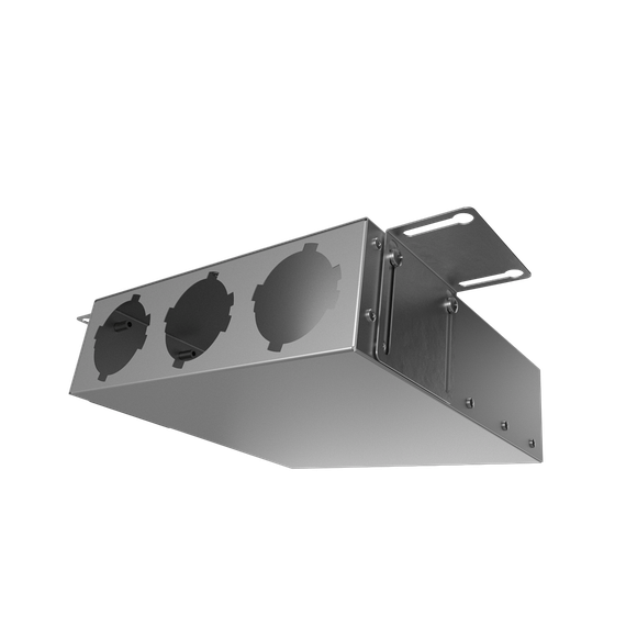 Provent VPK 300×90/75×3 пленум прямой прямоугольный на 3 выхода