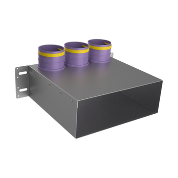 Provent VPF 300×100/75×3 адаптер (пленум) напольный на 3 выхода