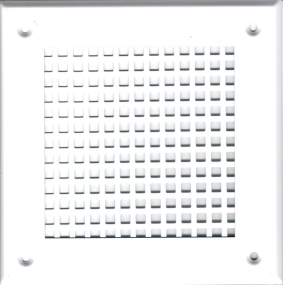 Решётка 210*250 белая, большая клетка