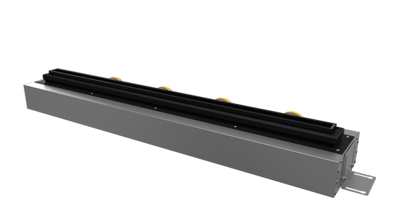 Provent VPND 1000х25/90×4 щелевой диффузор для натяжного потолка с КСД на 4 выхода