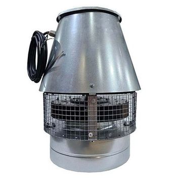 Крышный жаростойкий вентилятор ВКР 315 (d315мм, +120 °C)