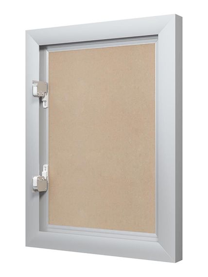 Люк ревизионный ЛПК 300х400 скрыт.монтаж алюминий EVECS