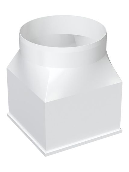 Переходник СПКП D125 126х126 пластик ERA