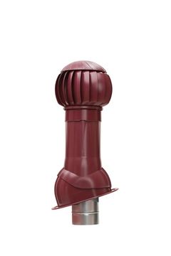 Готовый комплект, изолированный для фальцевой и готовой кровли из битумной черепицы d 150/160 мм, цвет бордовый RAL 3009, серия Twister