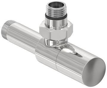 Вентиль Сунержа угловой цилиндр (G 1/2" НР х G 1/2" НР)