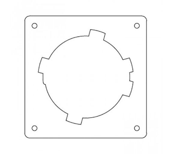 Provent MP 90x1 Монтажная панель на 1 выхода