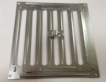 Решетка Р 150 200*200 мм, жалюзийная, металлическая