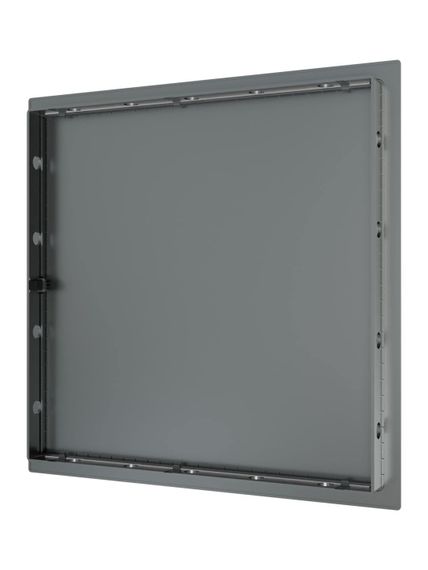 Люк ревизионный LN фланец 300х300 нажимной 327х327 пластик Gray EVECS