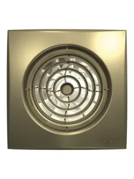 Вентилятор накладной ERA DiCiTi AURA 5C champagne d125 с обратным клапаном