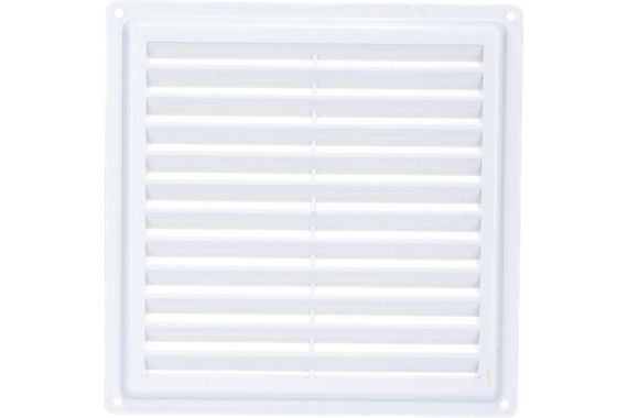 Решётка вентиляционная Ванвент 375х375мм неразъёмная, без сетки