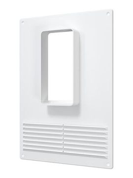 Площадка торцевая ПТВР фланец 60х120 вертикальная решетка 180х250 пластик ERA