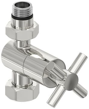 Вентиль Сунержа прямой крест (G 1/2" НР х G 3/4" НГ)