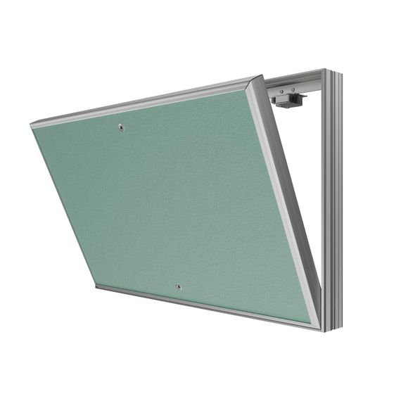 Люк ревизионный D Ceramo Base 600х400 скрытый монтаж съемный алюминий EVECS