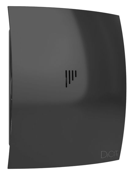 Вентилятор накладной BREEZE D125 обратный клапан Obsidian DICITI