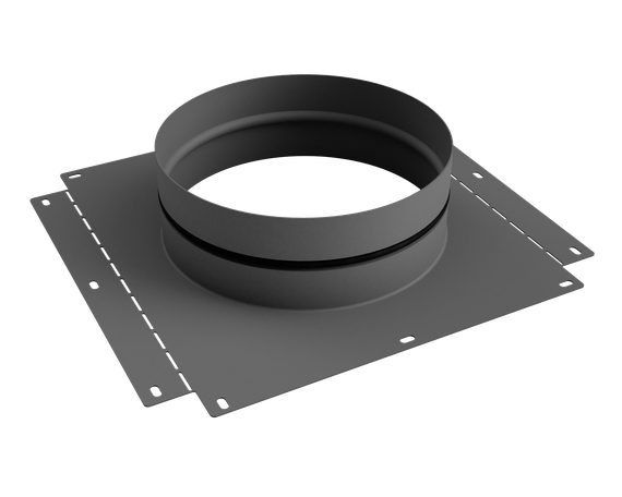 Соединение коллектора/плоскоканального воздуховода AirDS 200 мм (серое)