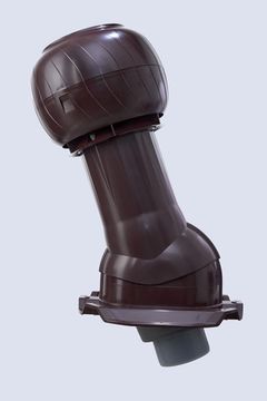 Готовый комплект, изолированный на скатные кровли из профильного листа МП-21 (С21) d 110/160 мм, цвет коричневый RAL 8017, серия Static