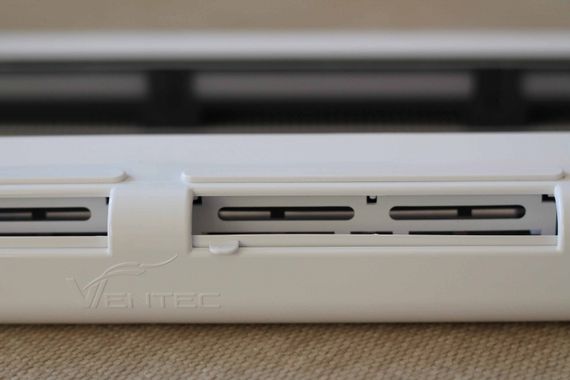 Оконный приточный клапан Ventec VT 701 с контролем потока воздуха и акустической шумоизоляцией