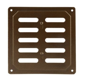 Решетка с заслонкой (заглушкой) 200х200 мм Старая Медь