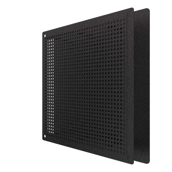 Решетка вентиляционная RVM сетка разъемная на магнитах 170х170 окрашсталь Black ERA