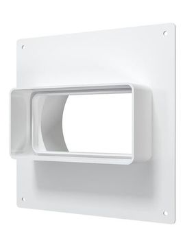 Площадка торцевая SKNP фланец D100 переходник 110х55 пластик ERA