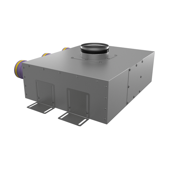 Provent KVN 125/75×6 коллектор металлический на 6 выходов узкий