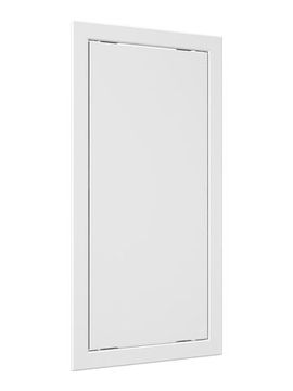 Люк ревизионный AD фланец 196х396 нажимной 218х418 пластик AURAMAX