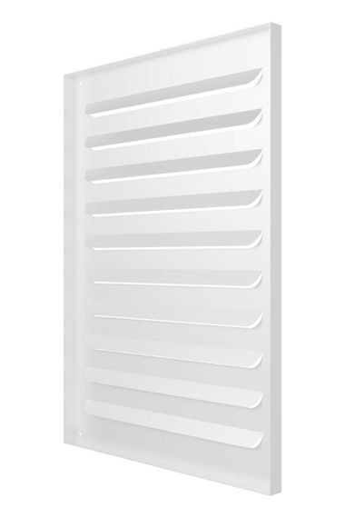 Решетка вентиляционная МВР жалюзи 350х500 окраш.сталь белый ERA