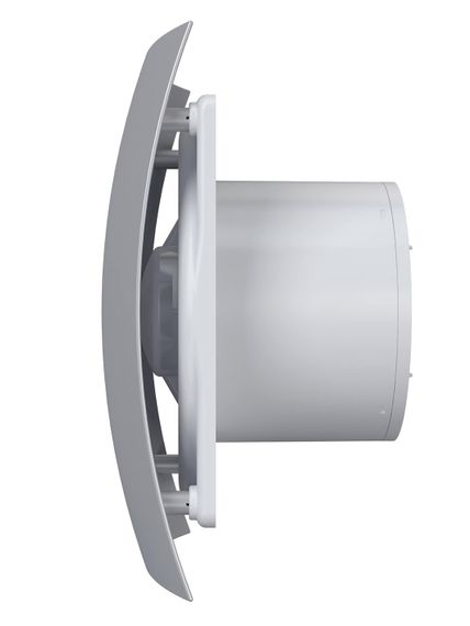 Вентилятор накладной BREEZE D125 обратный клапан Gray metal DICITI