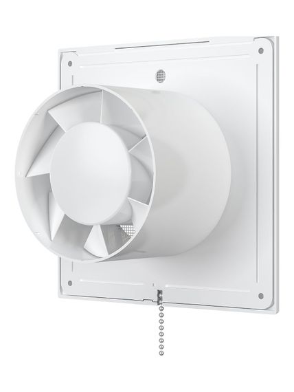 Вентилятор накладной E D150 сетка обратный клапан тяговый выключатель ERA