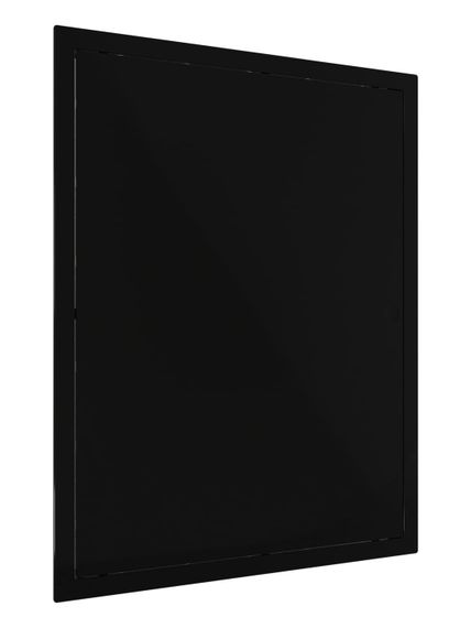 Люк ревизионный LN фланец 300х400 нажимной 327х427 пластик Black EVECS