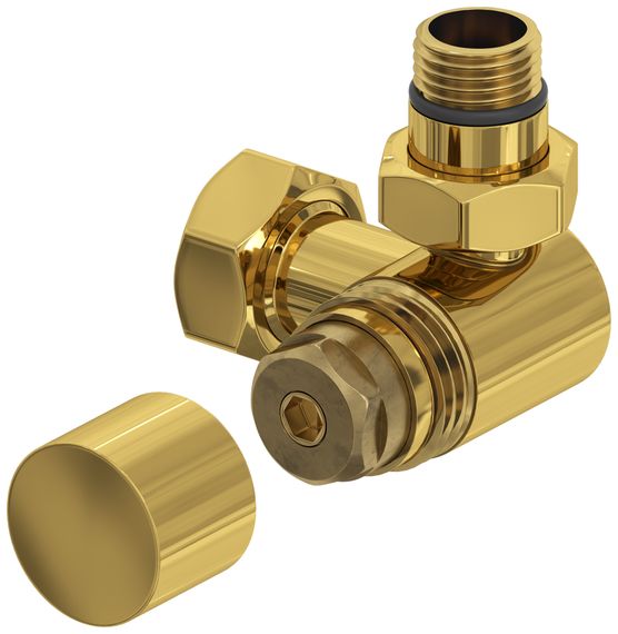 Вентиль Сунержа 3D правый под шестигранник (G 1/2&quot; НР х G 3/4&quot; НГ)