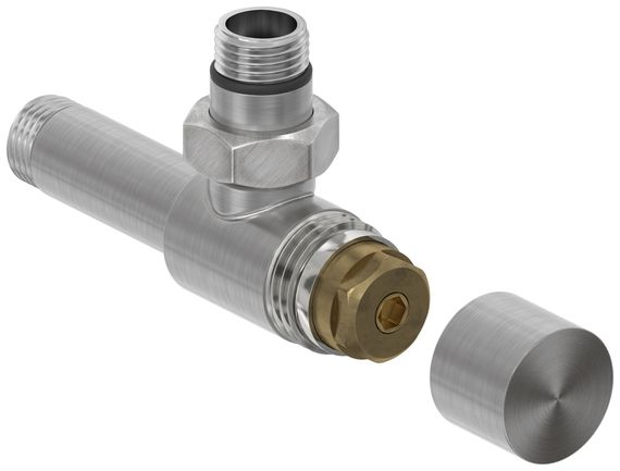 Вентиль Сунержа угловой под шестигранник (G 1/2&quot; НР х G 1/2&quot; НР)