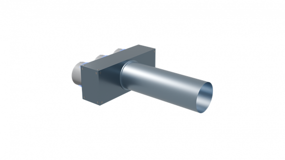 Flexag PWP-125/90x3 пленум вентиляционный прямой, D125, на 3 выxода, L=300 мм