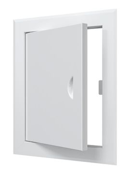 Люк ревизионный ЛТМп фланец 200х250 ручка магнит 260х310 окраш.сталь EVECS