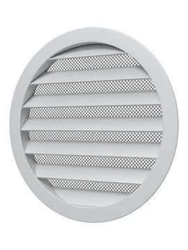 Решетка вентиляционная РКМ фланец D160 сетка D185 алюминий ERA