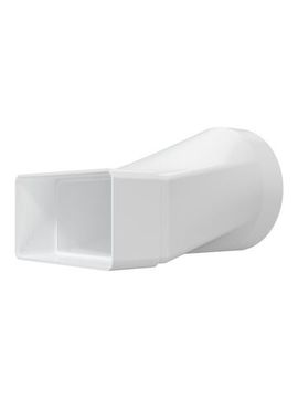 Переходник СПКП D100 эксцентриковый 120х60 пластик ERA