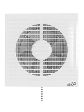 Вентилятор накладной E тяговый выключатель D150 сетка ERA